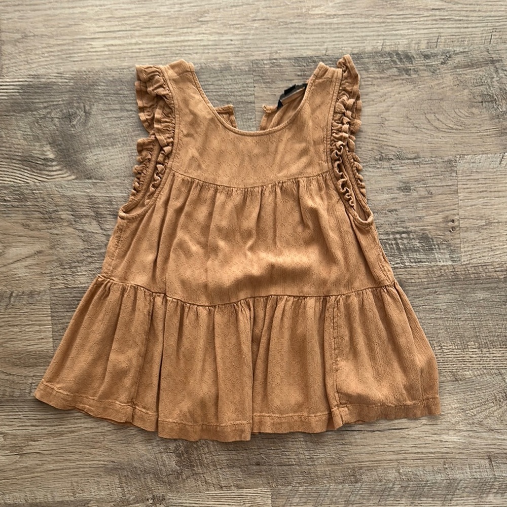 American Eagle Outfitters Textured Tan Top
